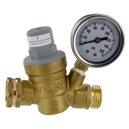 VALTERRA WATER REGULATOR, ADJUSTABLE, BRASS, LEAD-FREE, CARDED A01-1117VP